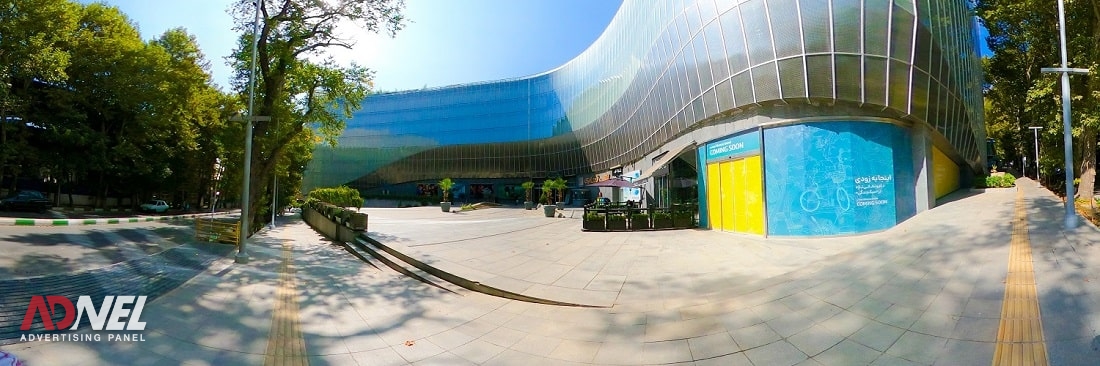 نمای پاناروما از مرکز خرید ارگ تجریش