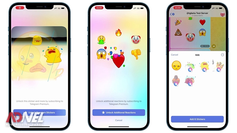 امکانات تلگرام پولی