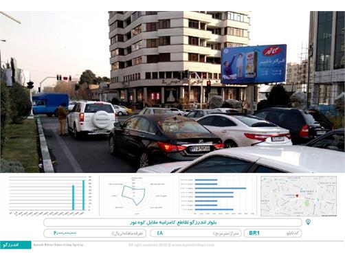 بیلبورد بلوار اندرزگو تقاطع کامرانیه مقابل کوه نور