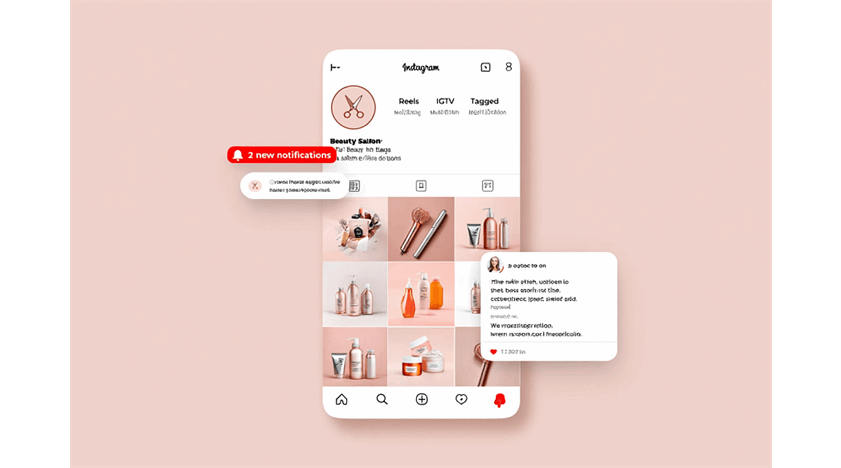 تبلیغات سالن زیبایی در اینستاگرام؛ فرمولی که همیشه جواب میدهد